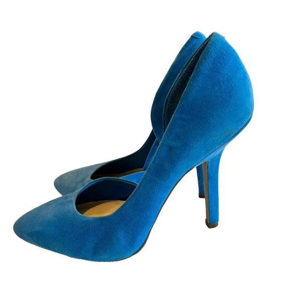 BCBG Heels Paris Generation LT Blue Turquoise Suede Women’s US Size 7.5… - Picture 5 of 11